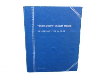 Mercury Dime Book Partial 1916-1945 **