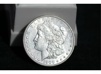 1900 Silver Morgan Dollar Coin Dh