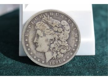 1891 O Silver Morgan Dollar Coin Dh