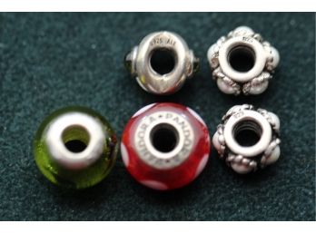 Pandora Sterling Beads And Other Name Beads