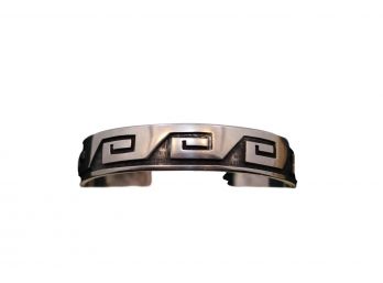 Sterling Silver Indian Cuff Bracelet