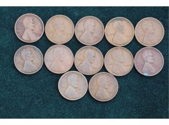 Lot Of 1909 Lincoln Wheat Pennies