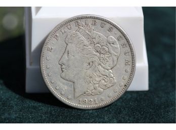 1921 S Silver Morgan Dollar Coin Dh