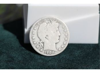 1900 O Silver Barber Half Dollar Coin Dh