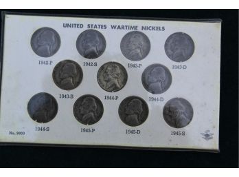 Set Of War Nickels
