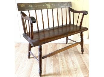 Vintage - American Inspired Deacons Bench