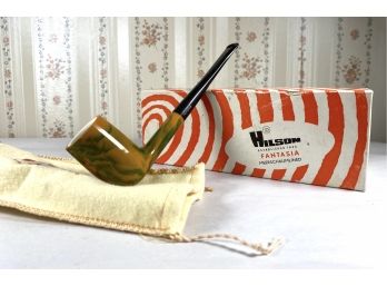 Vintage - Hilson Fantasia Sapphire Meerschaum Lined Pipe - NIB