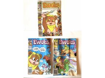 Vintage - Ewoks - Comic Books - Group Of (3)