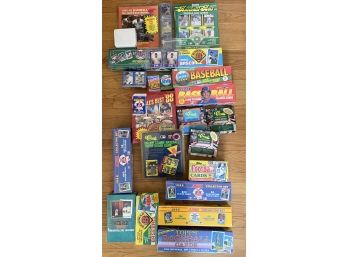 Large - Sport Cards Collection - Many Unopened Sets