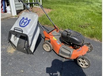 Husqvarna 7hp - Push Mower With Bag - Tested And Running