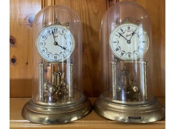 Shatz Pair - Glass Capsule Clocks