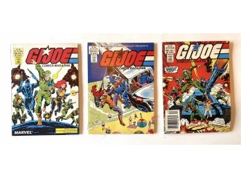 Vintage - G.I Joe - Mini Comic Books - Group Of (3)