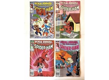 Vintage - Peter Porker - The Spectacular Spider Ham - Comic Books - Group Of (5)