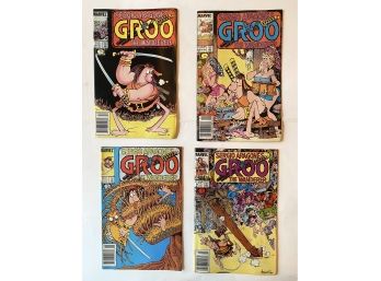 Vintage - Groo The Wanderer - Comic Books - Group Of (8)