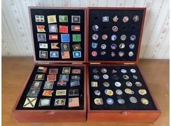Willabee & Ward - Pin Collections - Battle Flags Of The Civil War & Official NASA Mission Pins