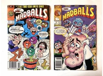 Vintage - Madballs - Comic Books - Group Of (2)