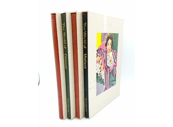 1969 Set 4 Art History Books In Sleeved Binders