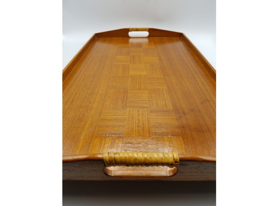 Mid Century Wooden Serving Tray
