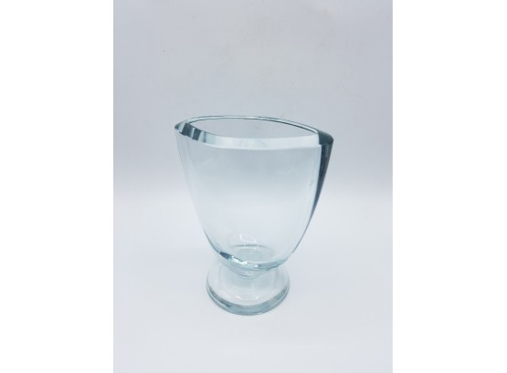 Heavy Leaded Crystal 7 ' Modern Vase