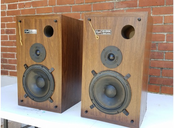 Made In CT. Vintage Bozak LS-200A Matched Speaker Pair
