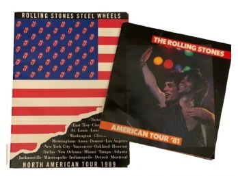 Pair Of Rolling Stones Tour Programs