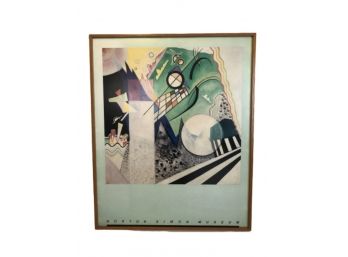 Framed Kandinsky Poster, 'Open Green', 1923