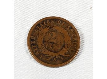 1865  2 CENT PIECE