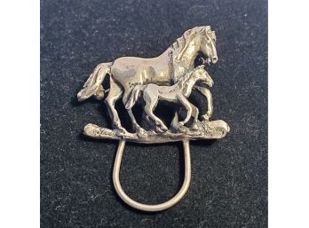 VINTAGE Horse Pin STERLING Silver