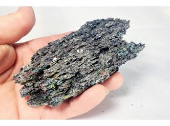 Large  IRIDESCENT Black Rock Specimen