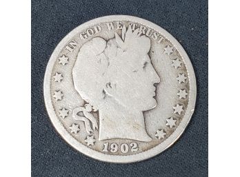 1902  O   Barber Half Dollar