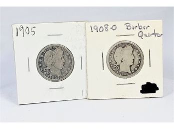 1905 &  1908 - O  Barber Quarters