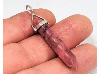 Red /pink Stone Pendant