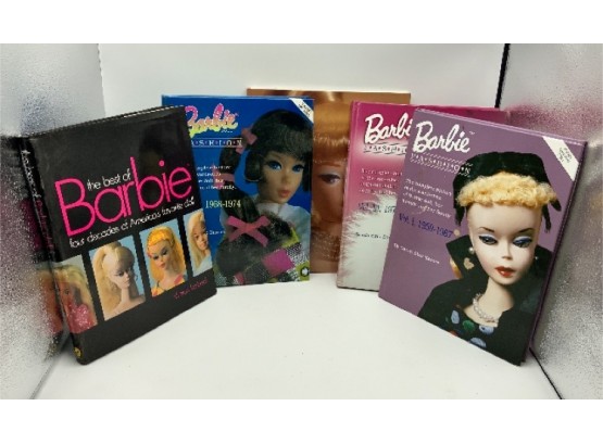 5 Barbie Collectible Books