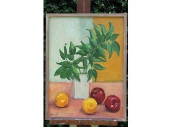 'Still Life' By ROSALIND MORRISSEY! Framed Oil On Board