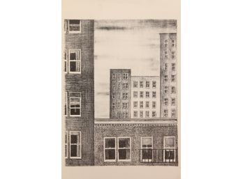 'Bricks & Windows' By ROSALIND STEINHOUSE (MORRISSEY)! Block On Paper!