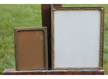 Lot Of 2 Wonderful Vintage Golden Frames!