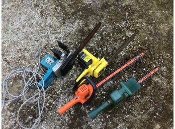 Lot Of 4 Power Tool  Trimmer/saw