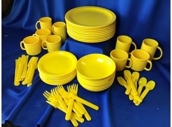 Yellow Dishware Set