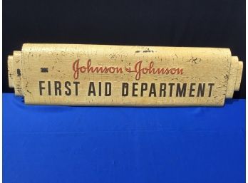 Antique Johnson & Johnson Sign