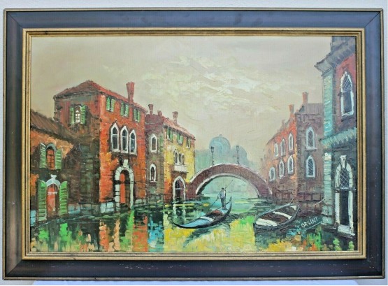 Vintage Framed Oil On Canvas Signed By Orsini