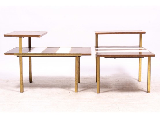 Pair Of Mid-Century Modern Telephone Tables