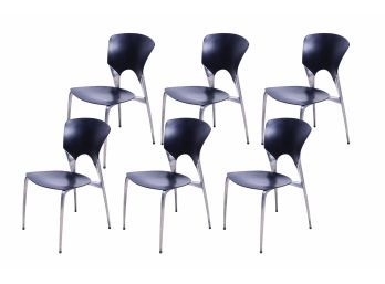 Set Of Six Mid-Century Modern Chairs