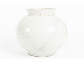 Late 18th C. Bulbous Form Chinese Vase