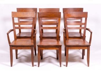 Set Of Six Modern Dining Chairs