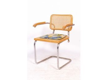 Vintage Modern Caned Chair