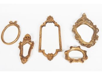 Collection Of Vintage Florentine Mirrors