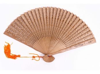 Perforated Wood Fan