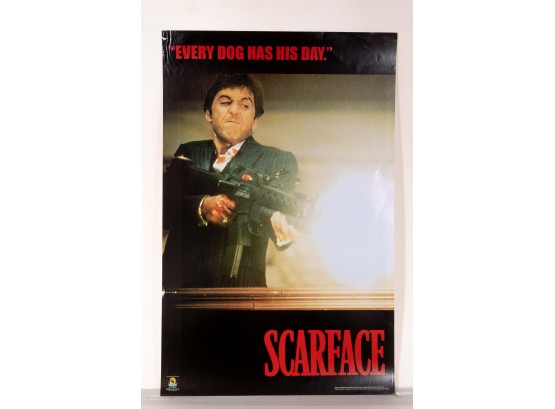 Scarface 'every Dog Has His Day' Motion Picture Poster