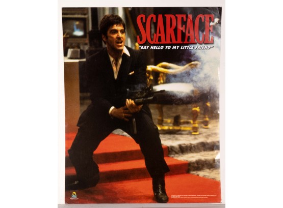 Scarface 'Say Hello To My Little Friend' Motion Picture Poster