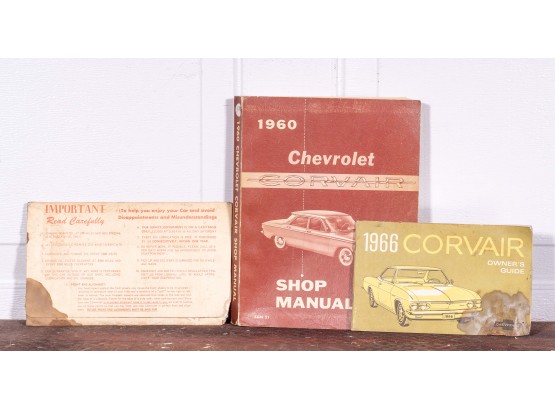 Collection Of Chevrolet Corvair Ephemera